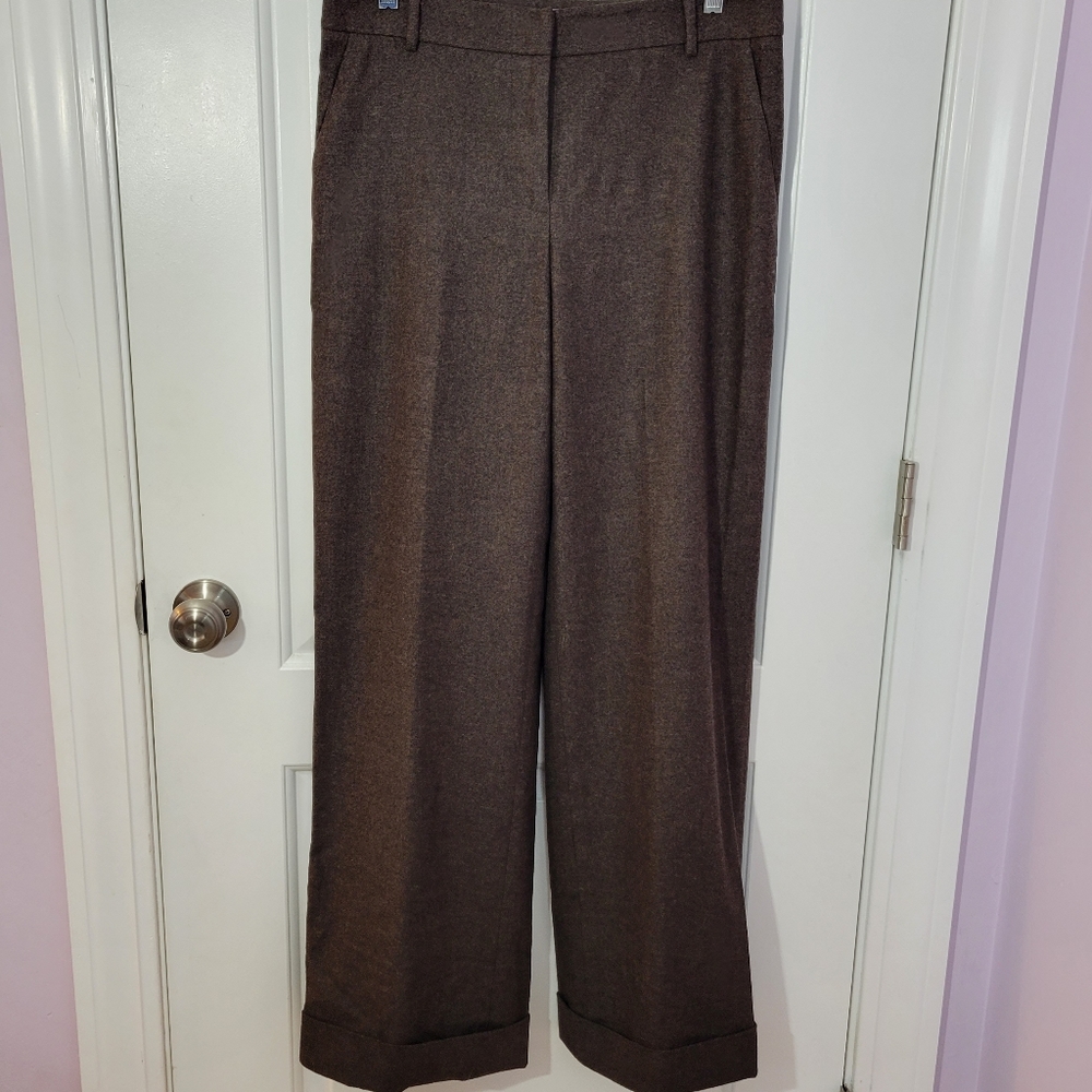 TSE Wide Leg Wool Angora Pants